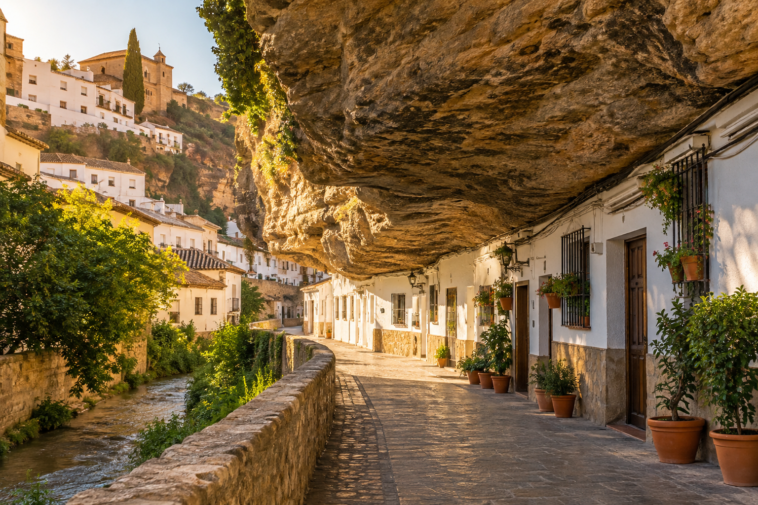 Setenil de las Bodegas: Streets and Quarters to Walk